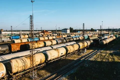 Freight train Stock Photos