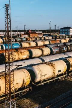 Freight train Stock Photos