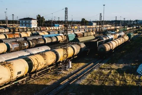 Freight train Stock Photos