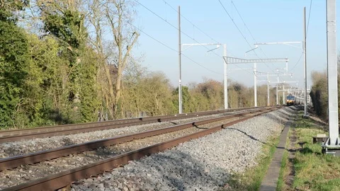 Freight train running Stock Footage 103549767