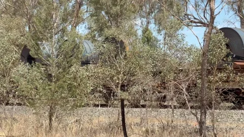 Freight Train - Rural NSW 스톡 동영상 330700948