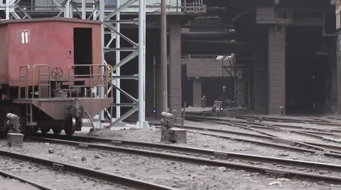 Freight train, train tracks, China Stock Footage 54151228