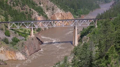 Freight Train Transportation Stock Footage 111448633