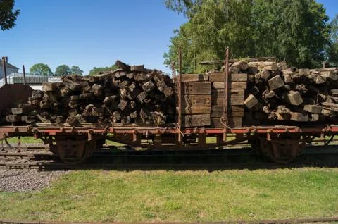Freight train unit Stock Photos