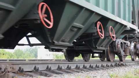 Freight train wagons  cargo  railroad  transport 스톡 동영상 112265969