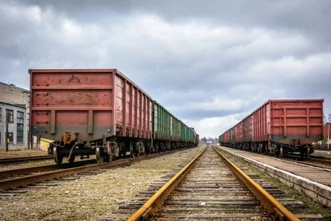 Freight trains Foto stock