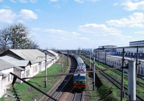 Freight trains Foto stock