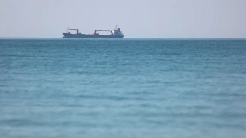 Freight transportation between countries. Stock Footage