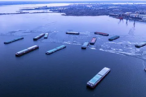 Freight transportation concept, import export and business logistics Stock Photos