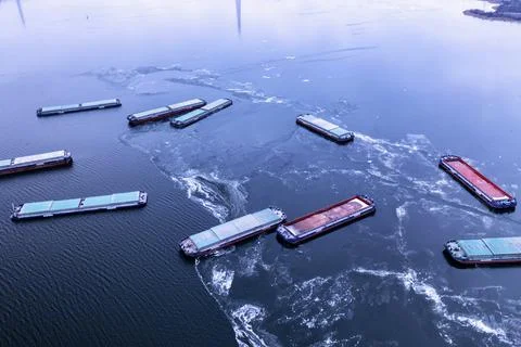 Freight transportation concept, import export and business logistics Foto stock