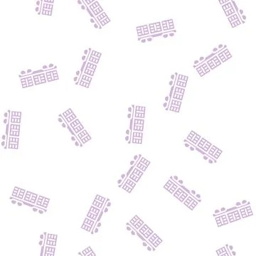 Freight wagon glyph vector seamless pattern イラスト素材