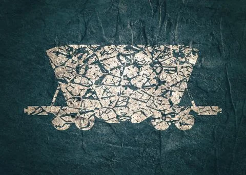 Freight wagon icon. Stock Illustration