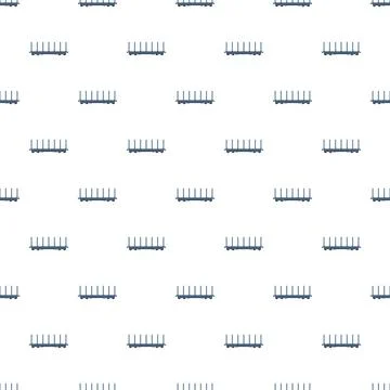 Freight wagon pattern repeating seamless background wallpaper Stock Illustration
