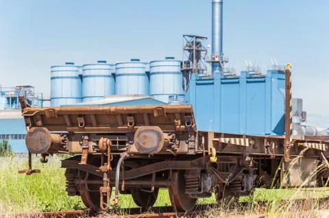 Freight wagon rail Stock Photos