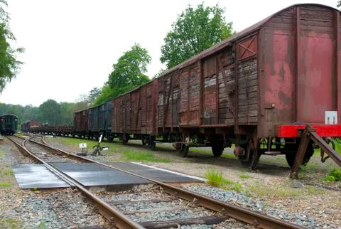 Freight wagons Stock Photos