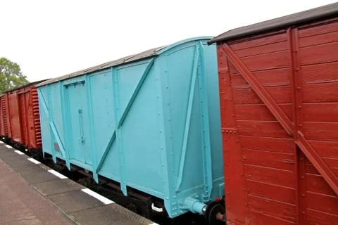 Freight Wagons. Stock Photos