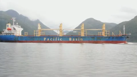 Freighter Nootka Sound Stock Footage 11890824