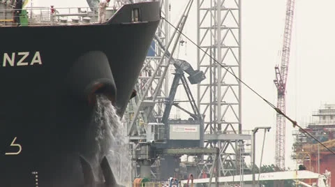 Freighter ship Bonanza Video stock 24856070