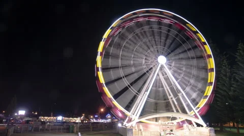 Fremantle Ferris Wheel 4k Stock Footage 55674780