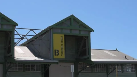 Fremantle ferry terminal 스톡 동영상 131282515