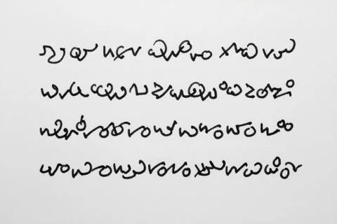 Fremde Schrift Stock Photos