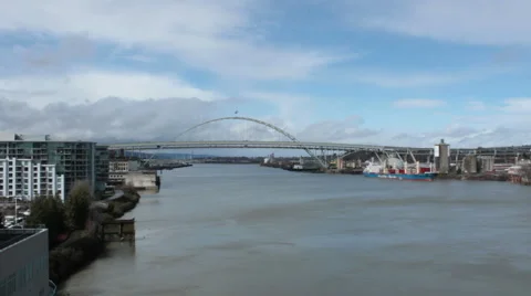 Fremont Bridge Stock Footage 2808777