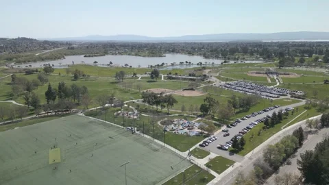 Fremont CA Central Park Video stock 238884675