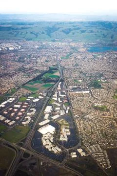 Fremont from the sky Stock Photos