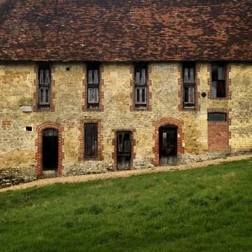 French abbey Stock Photos