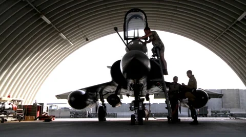 French Air Force Mirage 2000D Stock-Footage 33005413