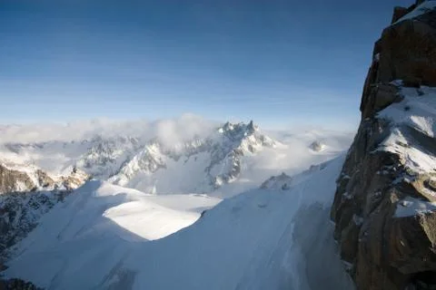 French Alps Stock Photos