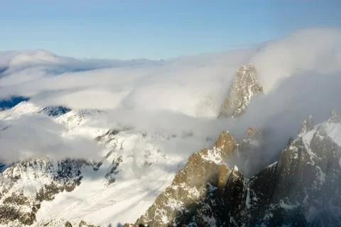French Alps Stock Photos