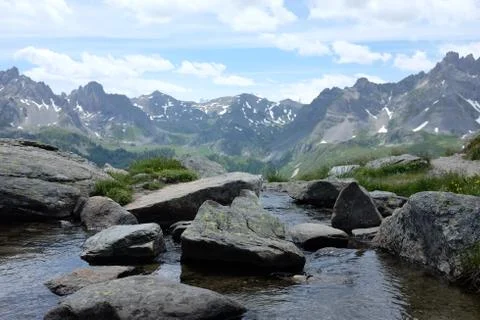 French Alps Stock Photos