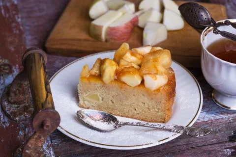 French apple pie Stock Photos