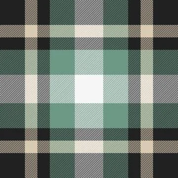 French background tartan texture, wool vector seamless plaid. Self textile .. Stock Illustration