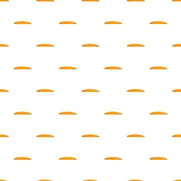 French baguette bread seamless repeating pattern on white 스톡 일러스트