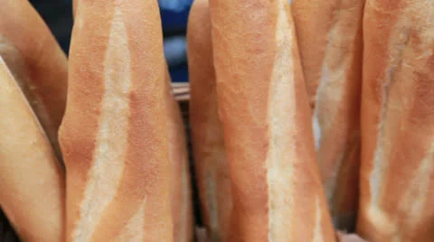 French baguette Stock Footage 24543342