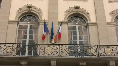 French banner 스톡 동영상 527368