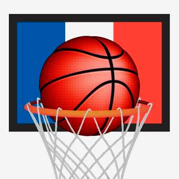 French basket ball Stock Illustration