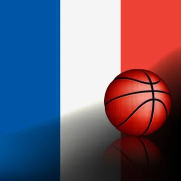 French basket ball Stock Illustration