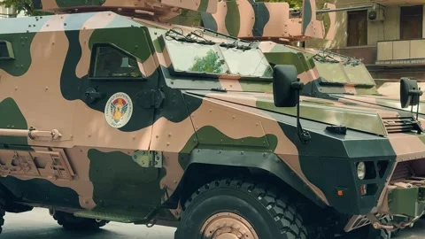 French Bastion APC 6 Video stock 336287725