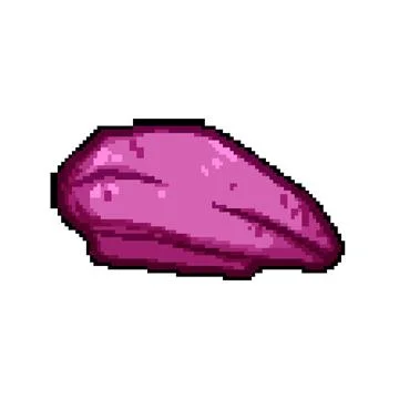French beret pixel art vector illustration Stock Illustration