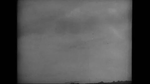 French bombers flying in sky Stock Footage 43340130