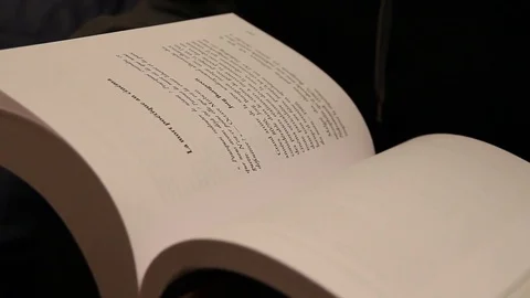 French book Stock Footage 79046255