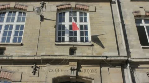 French boys school 스톡 동영상 10773535