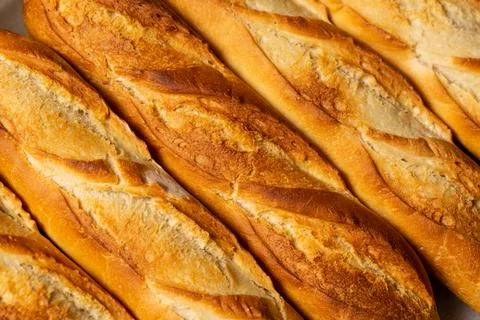 French Bread Baguettes Stock Photos