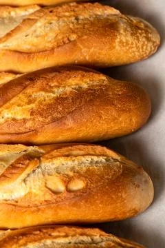 French Bread Baguettes Stock Photos