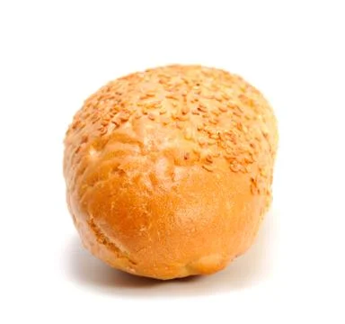 French bread isolated on white Stock Photos