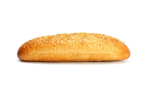 French bread isolated on white Stock Photos