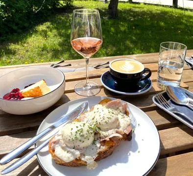 French breakfast dish. Stock Photos